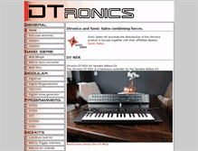 Tablet Screenshot of dtronics.nl